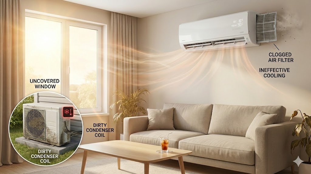 Split System Air Conditioner Not Cooling – Common Reasons